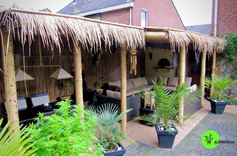 inspirace bambusový plot